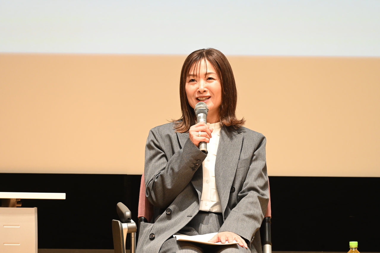 谷 真海氏がトークセッションで語っている画像
