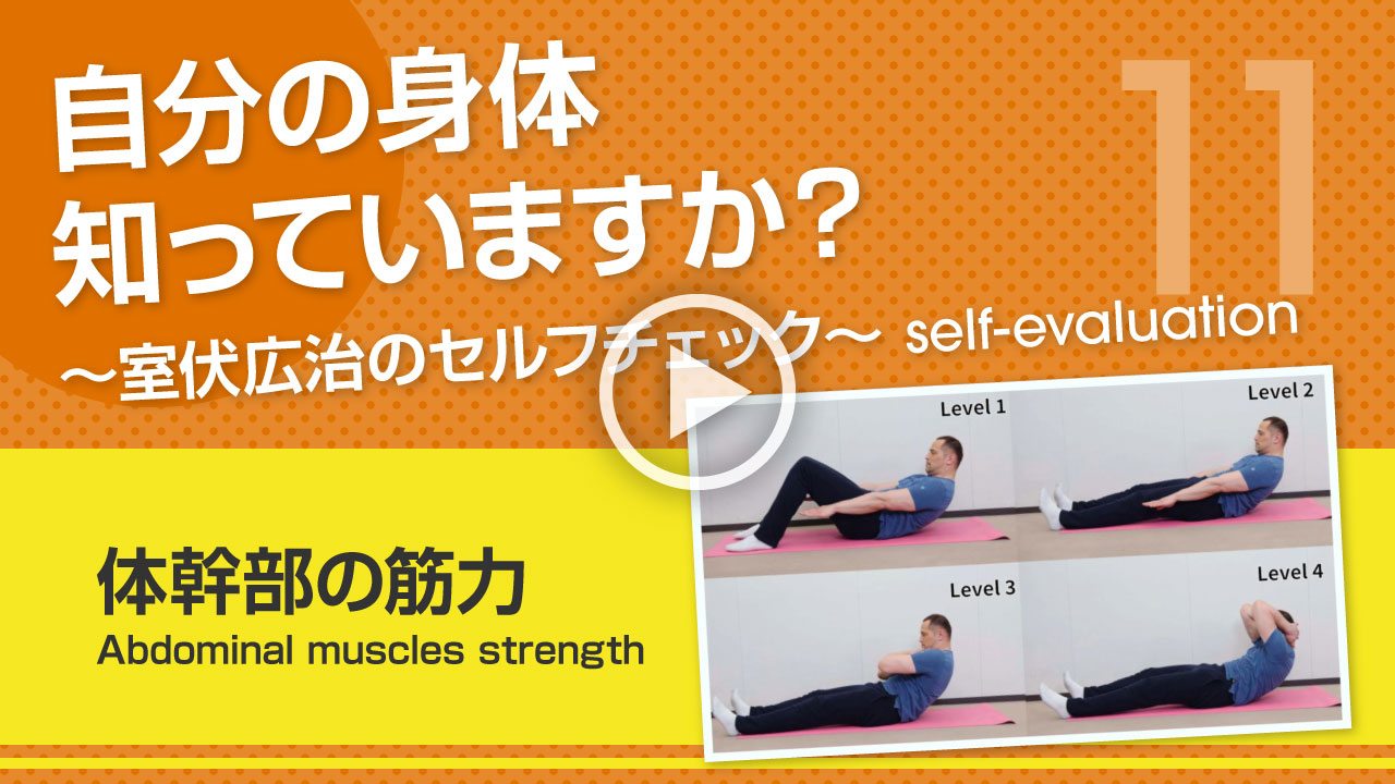 体幹部の筋力 サムネイル