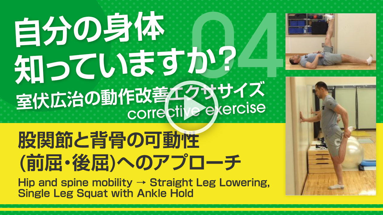 股関節と背骨の可動性（前屈・後屈）へのアプローチ サムネイル