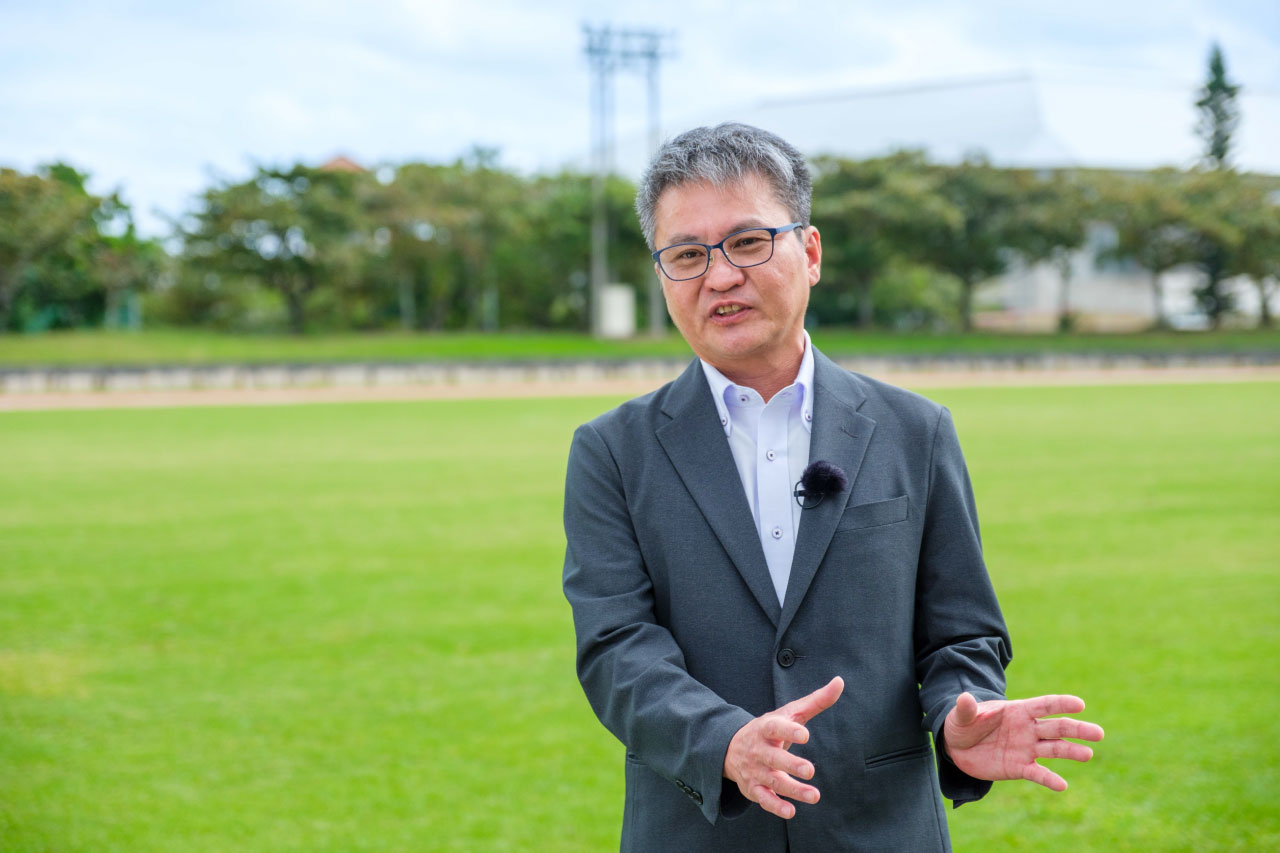 沖縄県教育委員会 健康体育班主任指導主事 津波古さん：イメージ