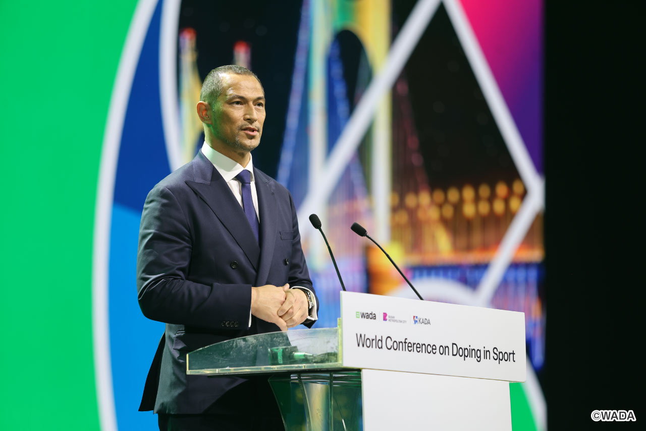 室伏参与のスピーチ風景：イメージ